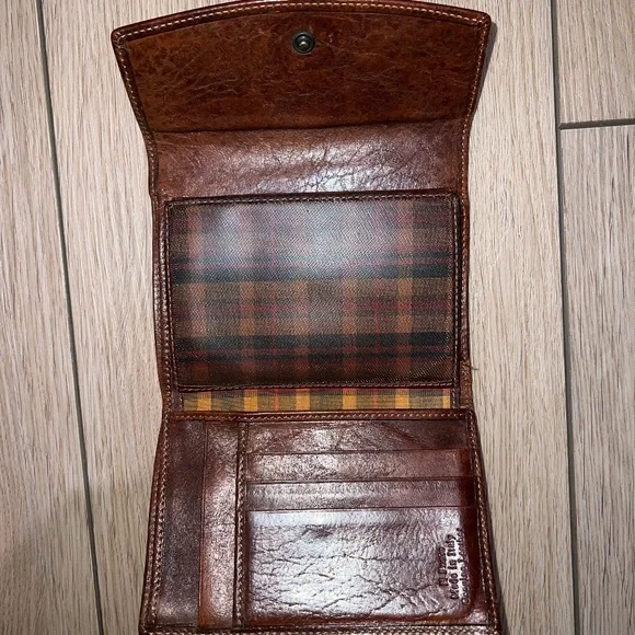 THE BRIDGE - Vintage Rich Brown Leather Wallet - Picture 6 of 10